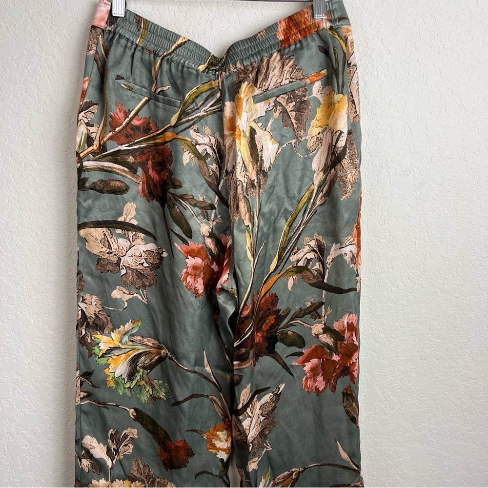 Off-White c/o Virgil Abloh Floral Wide Leg Palazzo Pants Size 44 - Picture 11 of 16
